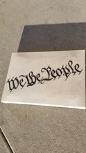 Load image into Gallery viewer, Dope acoustic panel. All Hemp. "We The People" - Dope Panels