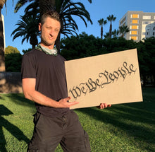 Load image into Gallery viewer, Dope acoustic panel. All Hemp. "We The People" - Dope Panels
