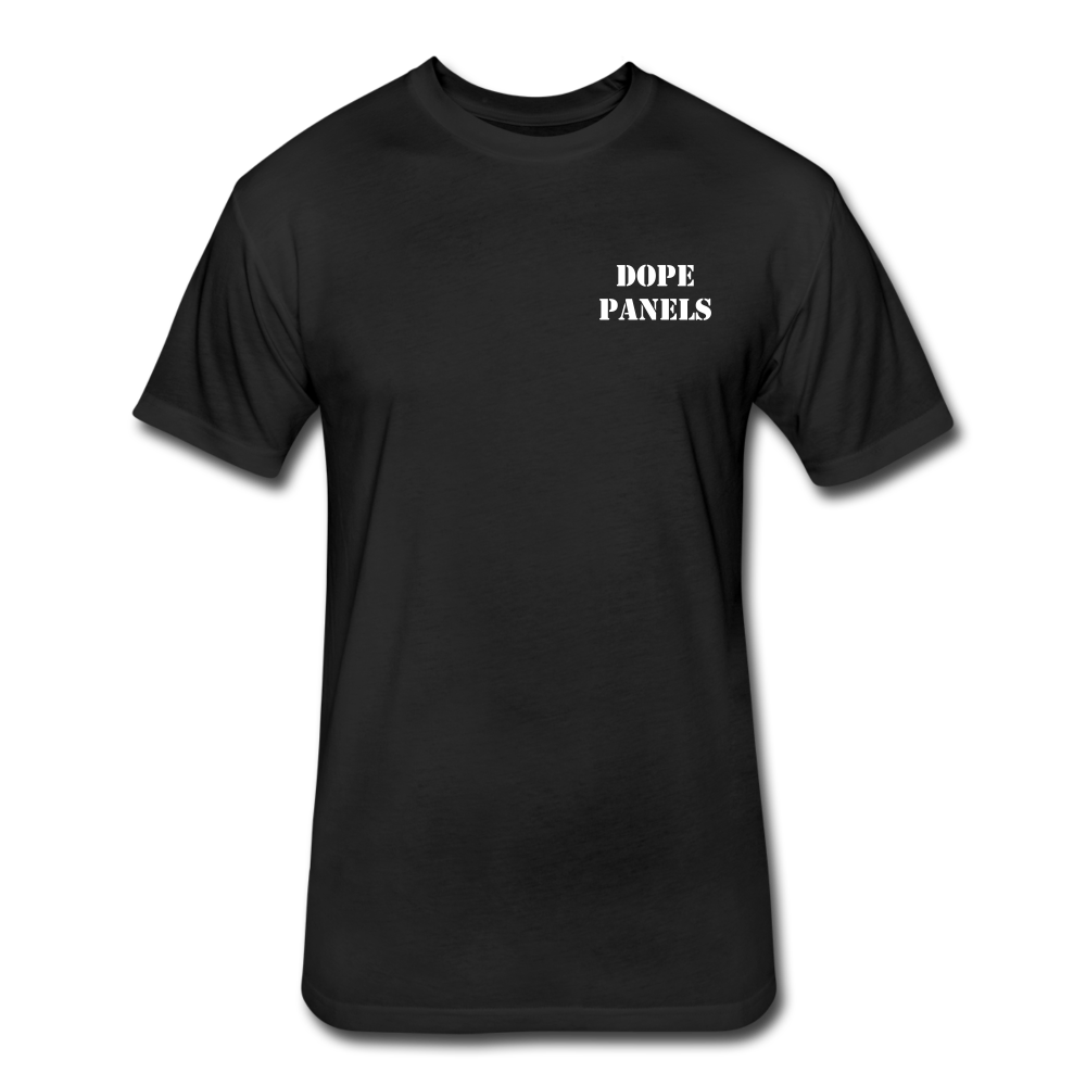 Fitted Cotton/Poly T-Shirt by Next Level - black