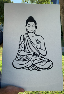 Hemp Acoustic Art Panel (Buddha) - Dope Panels