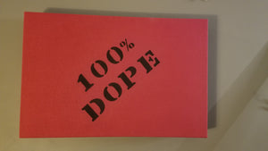 Hemp Acoustic Art Panel (100%DOPE logo) - Dope Panels