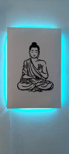 Dope Acoustic Art Panel (Buddha) W/LED'd - Dope Panels