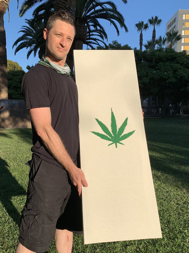 Dope Acoustic Panel. All Hemp. No fiberglass or mineral wool. (Pot Leaf) - Dope Panels