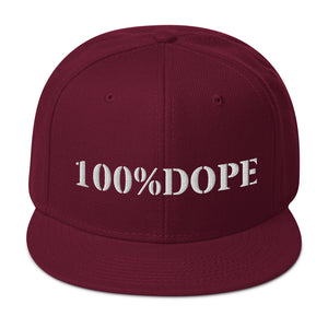 Dope Hat (White 100%DOPE logo) - Dope Panels