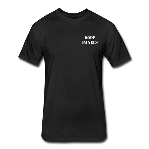 Fitted Cotton/Poly T-Shirt by Next Level - black